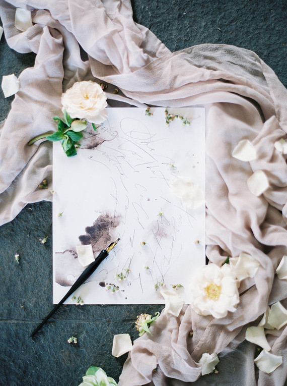 Wedding calligraphy