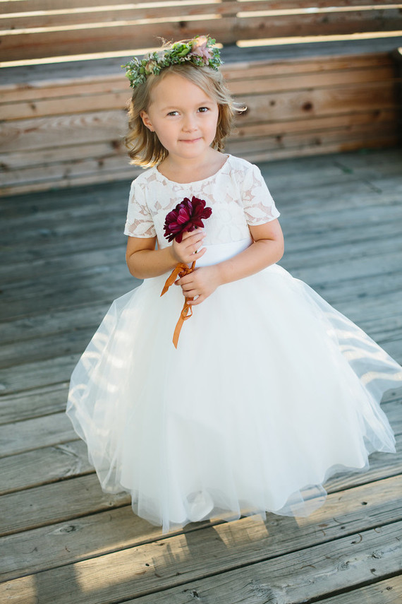 Flower girl portrait