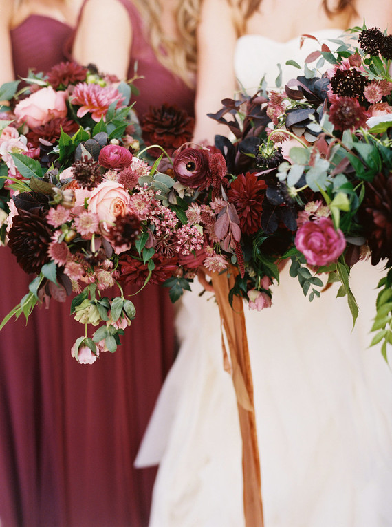 Fall wedding flowers