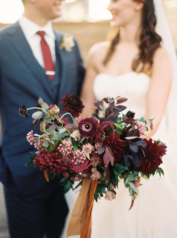 Fall bridal bouquet