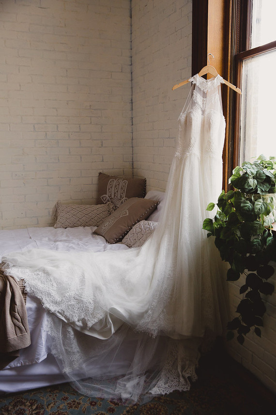 Modern wedding dress