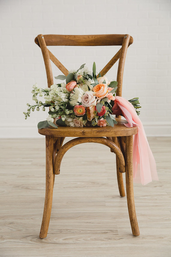 Spring bridal bouquet