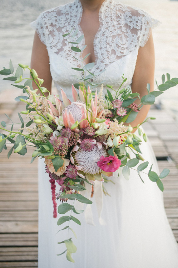 King protea bouquet