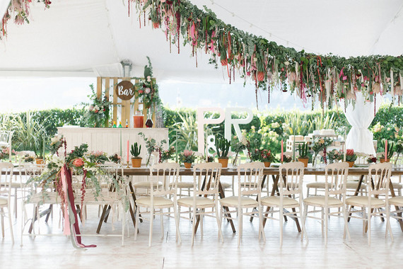 Bohemian tablescape