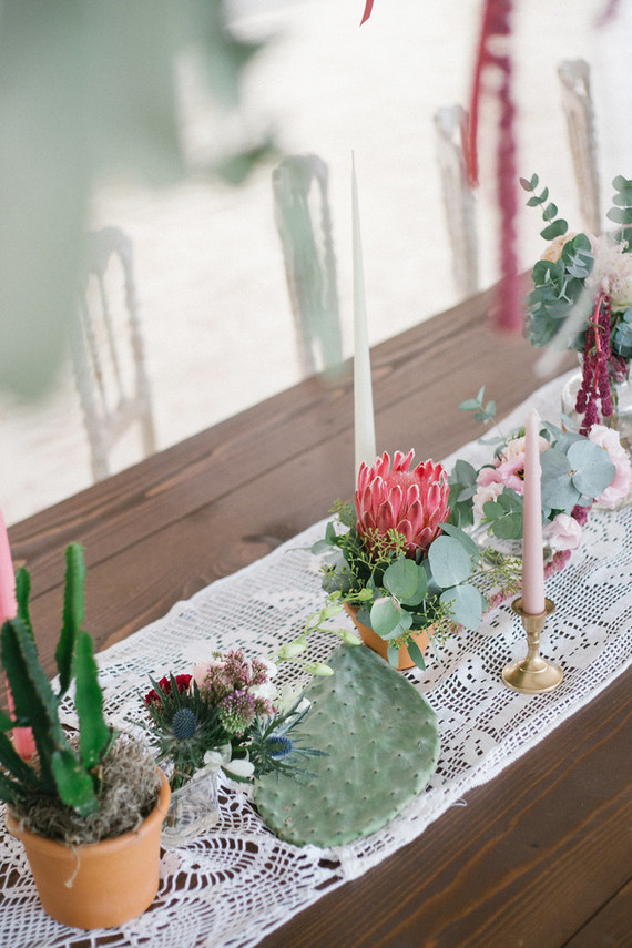 Boho centerpieces