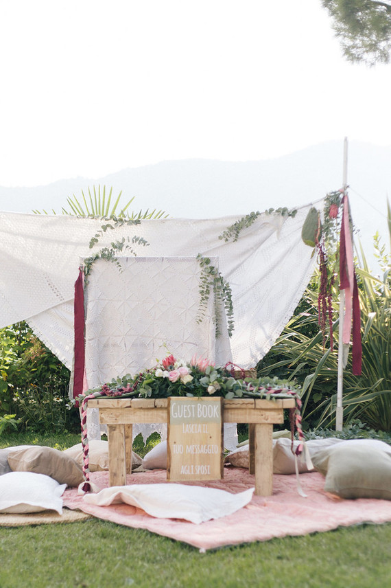 Bohemian guest table