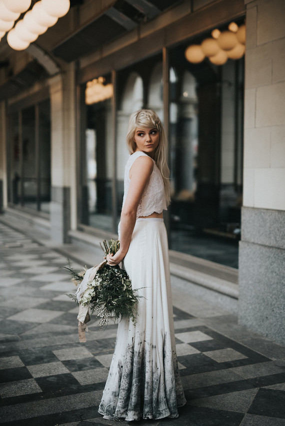 Anya Dionne bridal two piece