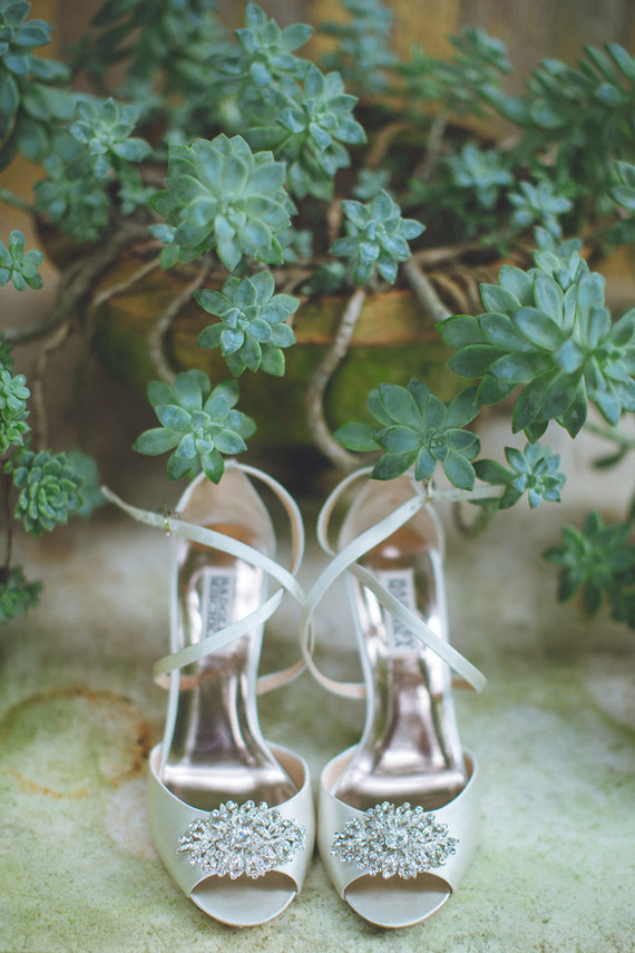 Badgley Mischka bridal shoes