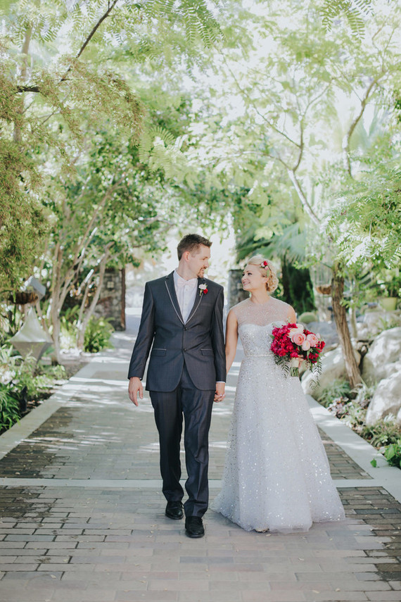 Palm Springs wedding portrait