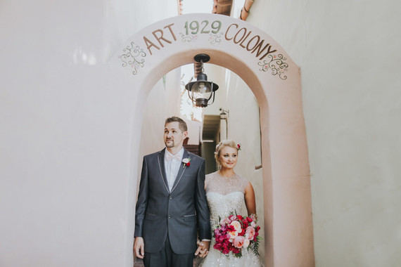 Palm Springs wedding portrait