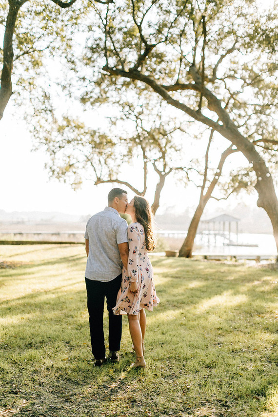 Sunset engagement photos
