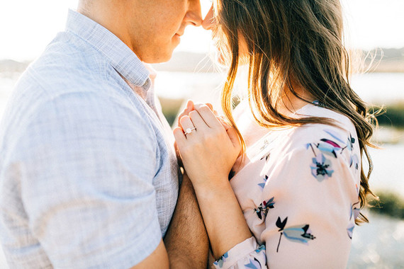 Sunset engagement photos