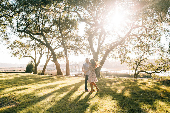 Sunset engagement photos