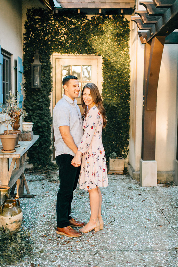 Sunset engagement photos