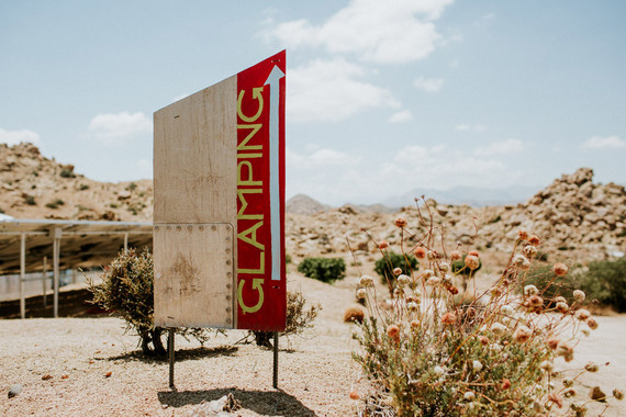 Desert wedding venue