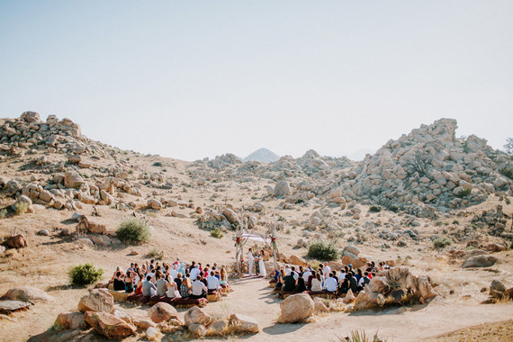 Desert wedding venue