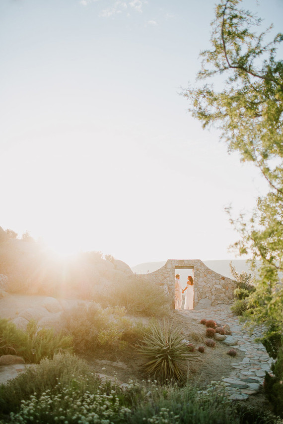 Desert wedding venue