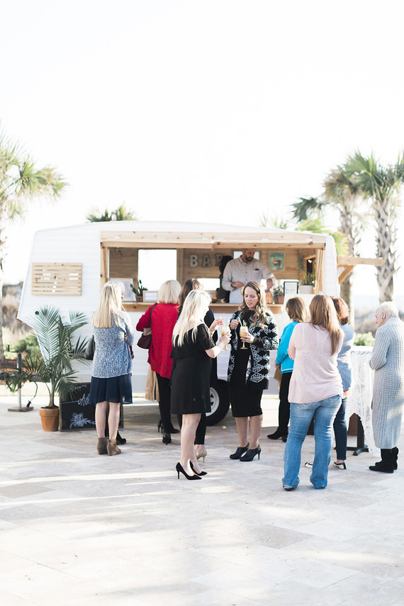 seaside glam baby shower