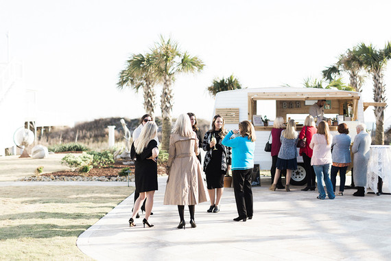 seaside glam baby shower