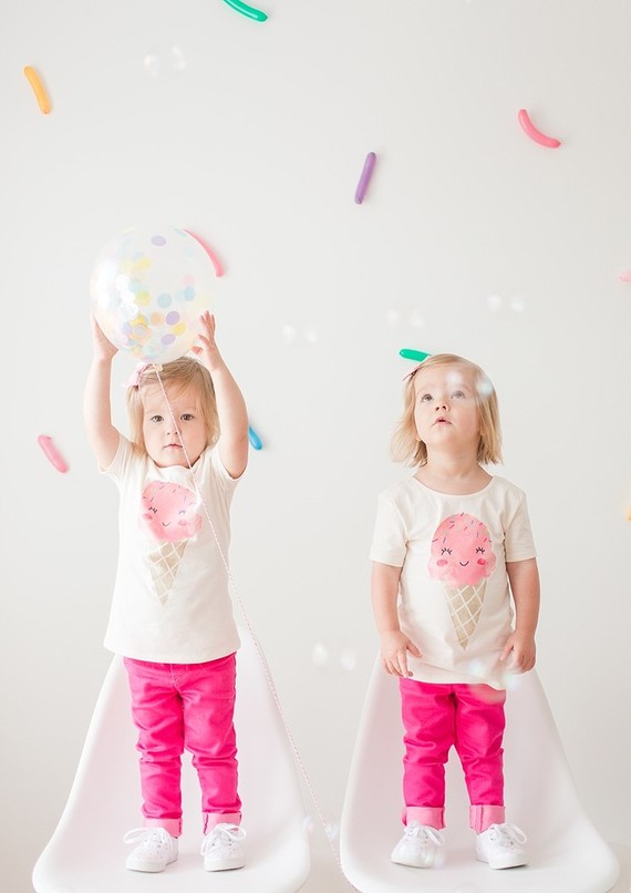 confetti girl's birthday party Inspiration