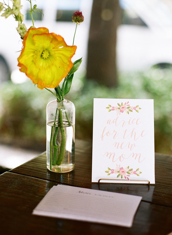 spring floral baby shower