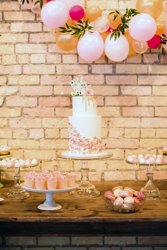 spring floral baby shower