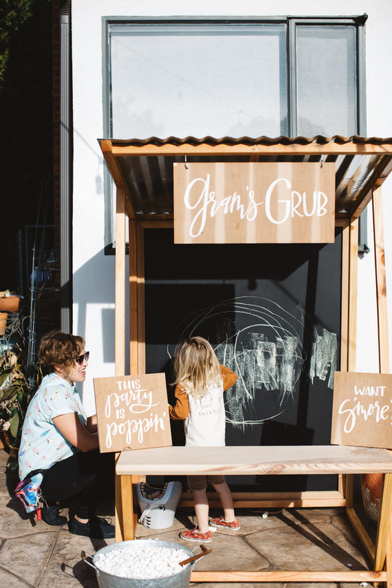 backyard movie party