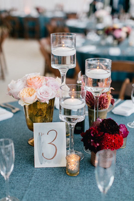 Colorful wedding decor