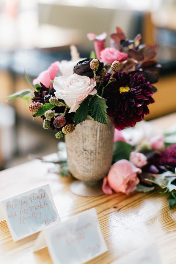 Colorful wedding flowers