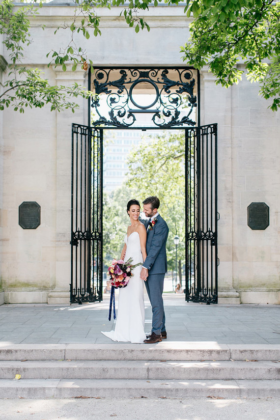 Bold and Beautiful Philadelphia Wedding