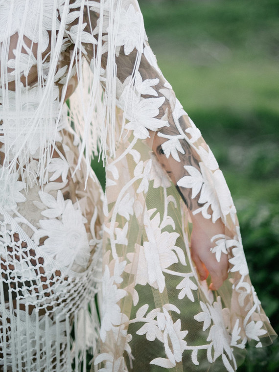 Boho wedding dress