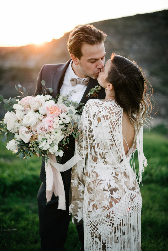 Bohemian wedding dress