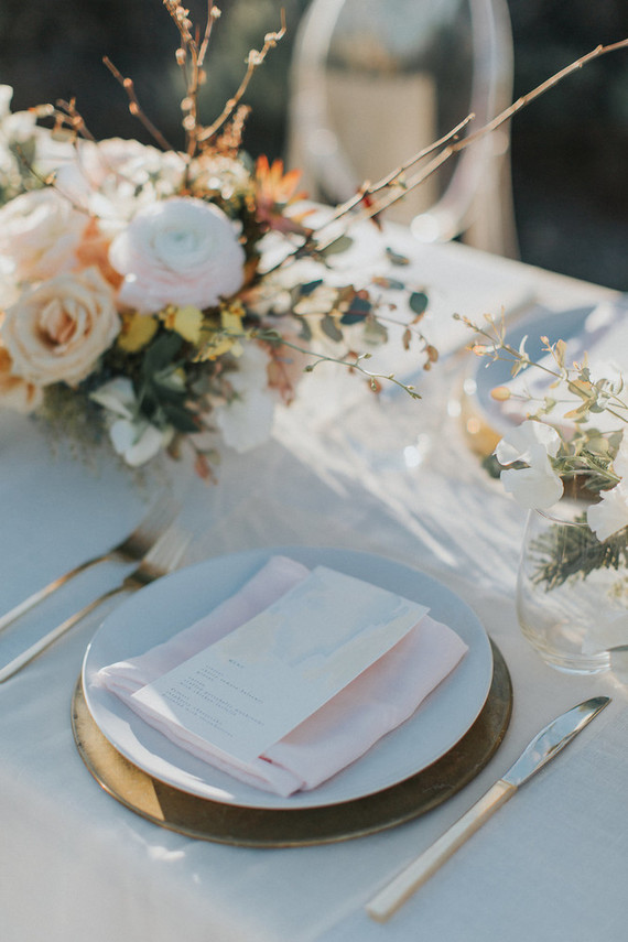 Spring place setting