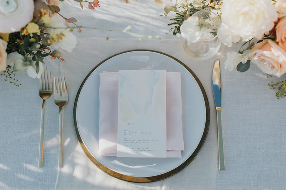 Spring place setting