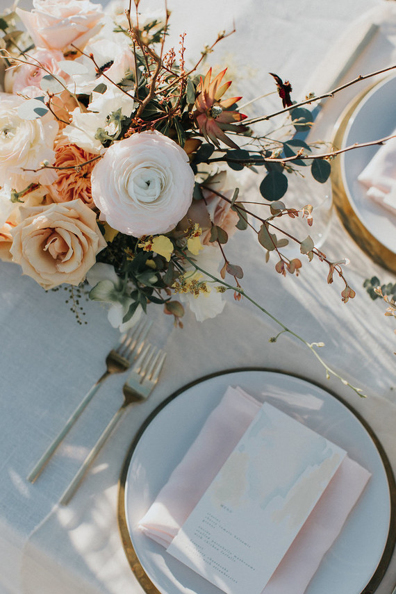 Spring place setting