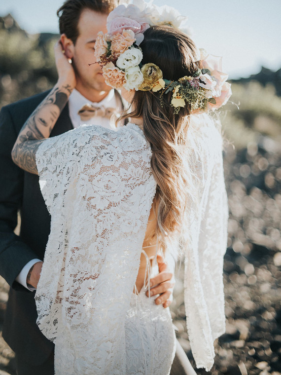 Bohemian floral crown