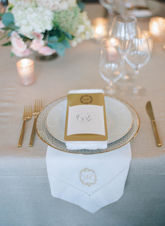 Romantic place setting
