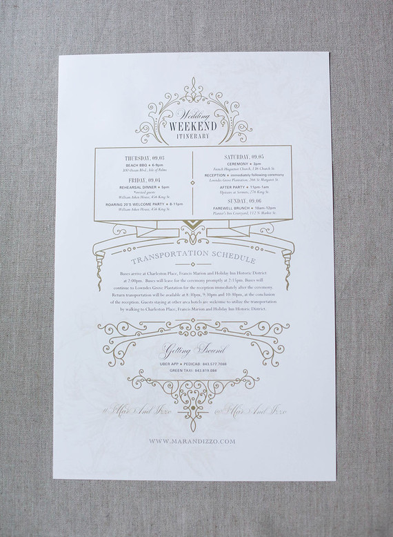 Romantic Charleston wedding