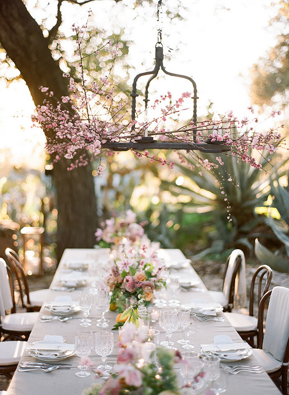 Outdoor tablescape