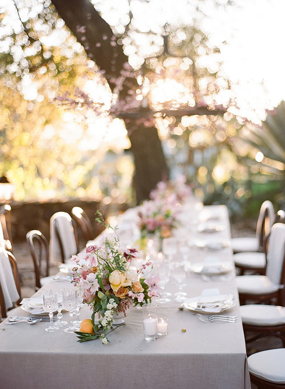 Outdoor dinner party