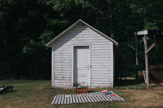 Romantic DIY Catskills Community Center Wedding