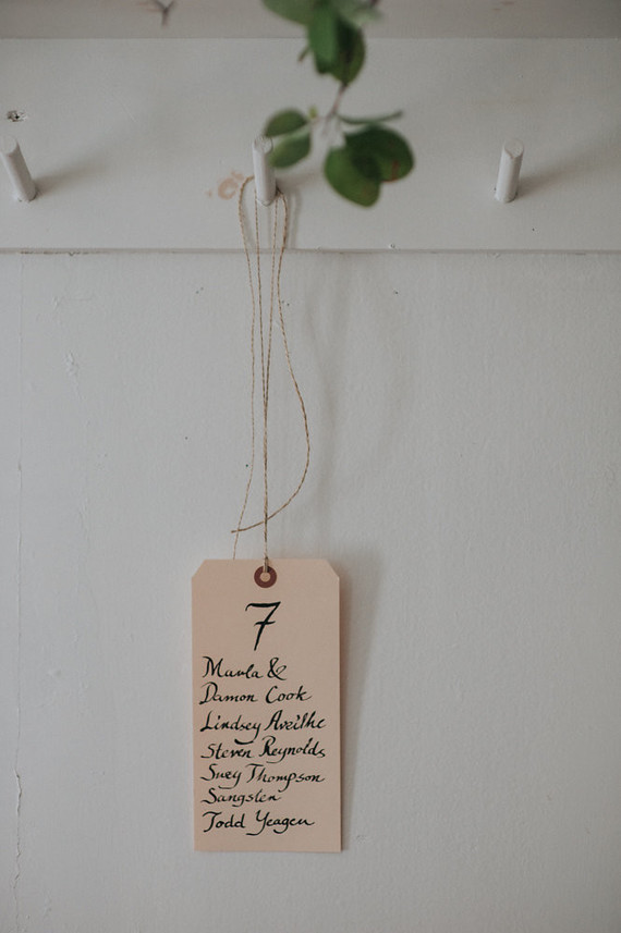 DIY seating chart