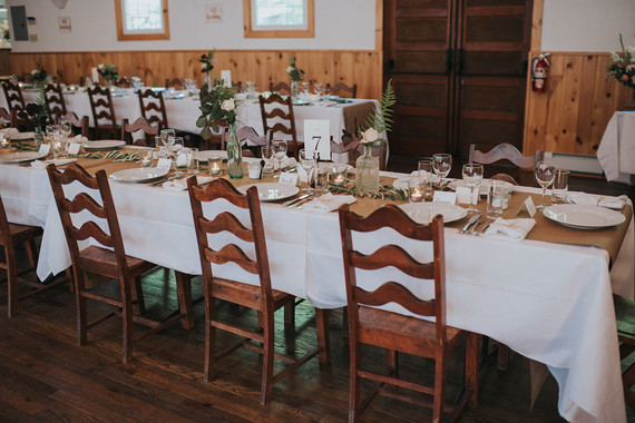 DIY wedding tablescape