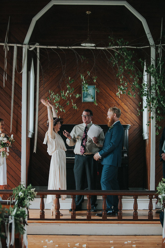 Catskills wedding ceremony