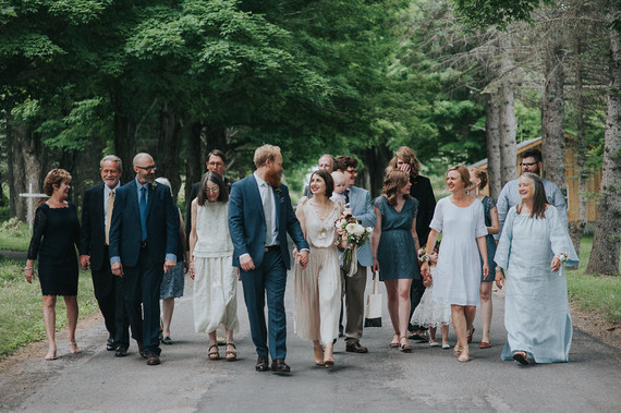 Wedding party portrait