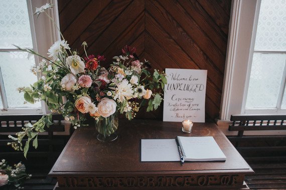Guestbook table