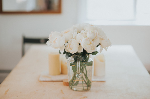White centerpiece