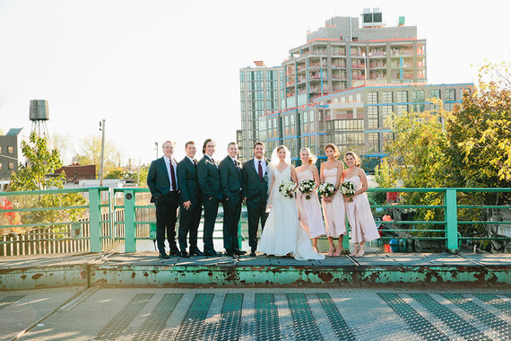 Wedding party portrait