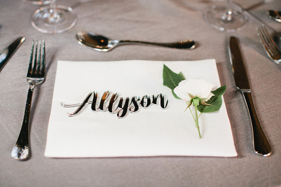 Simple place setting Inspiration