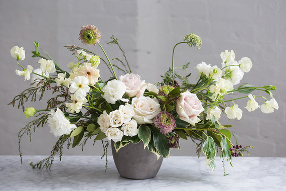 Spring floral arrangement